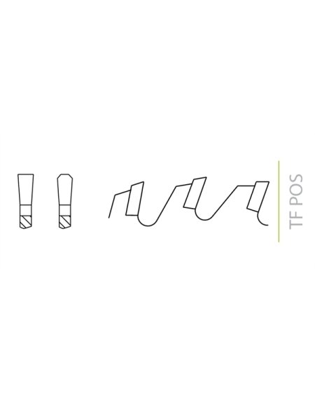 Lama circolare in metallo duro con denti trapezoidali positivi nelle seghe circolari digitali di FOREZIENNE MFLS