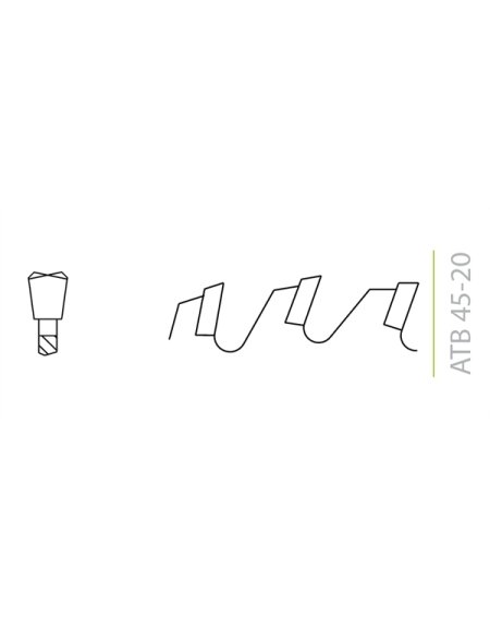 Lame circulaire carbure denture biseau alterné chanfreiné revêtement chrome