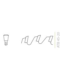 Lame circulaire carbure denture biseau alterné chanfreiné revêtement chrome