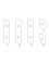 Carbide inserts for multi-shape cover cutter head - Ref. PLAQ0412 - N STANDARD
