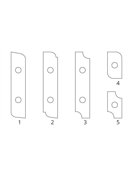 Inserti in metallo duro per portautensili a nastro piatto multiprofilo in inserti in metallo duro Forézienne di FOREZTOOL Inserti in metallo duro per portautensili a nastro piatto multiprofilo in inserti in metallo duro Forézienne di FOREZTOOL