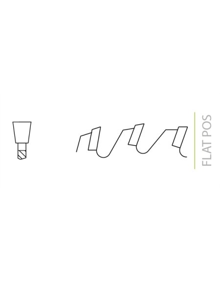 Lama circolare in metallo duro con denti piatti e raschiatori interni in portata di FOREZIENNE MFLS