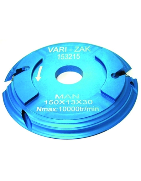 Baureihe Vari-Profil-Werkzeughalter: Werkzeughalter für Profilhobel mit 15 mm Vorschub – Profil und Gegenprofil