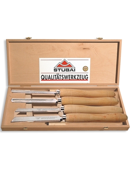 Coffret d'outils de tournage - 4 pièces