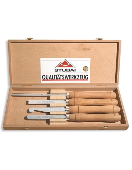 Coffret d'outils de tournage - 4 pièces