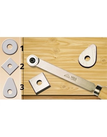 Grattoir multi-forme - 3 pièces Grattoir multi-forme - 3 pièces