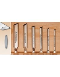 Scalpello ovale obliquo per tornitura del legno di STUBAI