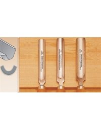 Sgorbia per sgrossatura nella tornitura del legno di STUBAI