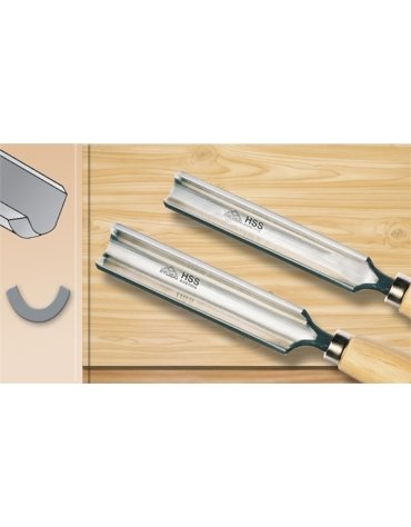 Sgorbia per sgrossatura nella tornitura del legno di STUBAI