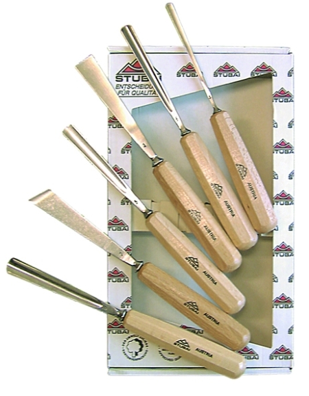 Juego de cuchillos para tallar - 6 piezas