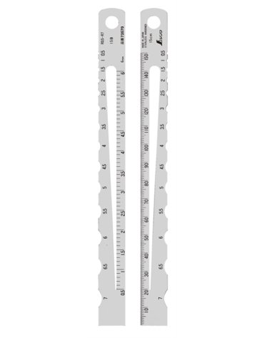 Jauge de diamètres et rayons Jauge de diamètres et rayons