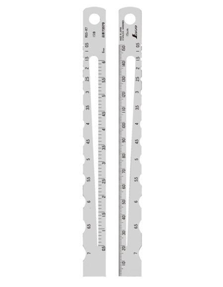 Calibro di diametro e raggio in Righelli e calibri di SHINWA