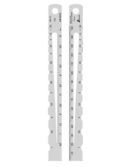 Diameter and radius gauge