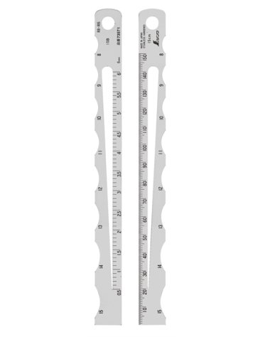 Jauge de diamètres et rayons Jauge de diamètres et rayons