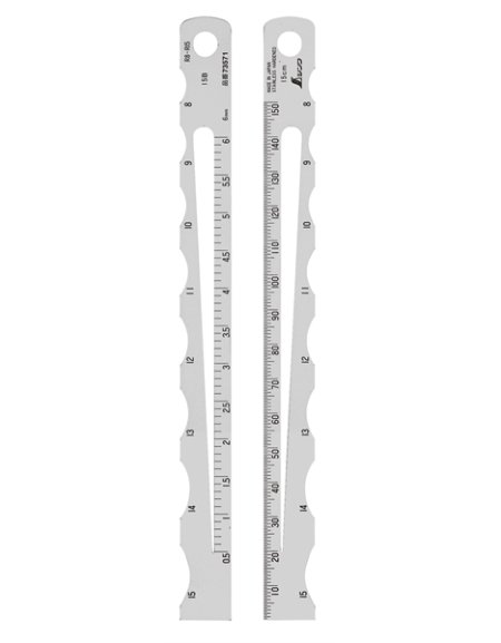 Calibro di diametro e raggio in Righelli e calibri di SHINWA