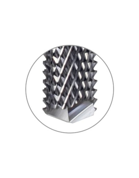 Fraises monobloc pour composite et fibre de verre