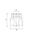 Fraisoirs 90° adaptable sur queue de mèches hélicoïdales à spire unique - Ref. MECH105040 - D 50