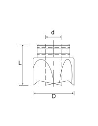 Fraisoirs 90° adaptable sur queue de mèches hélicoïdales à spire unique Fraisoirs 90° adaptable sur queue de mèches hélicoïdales à spire unique
