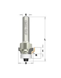 Frese DP per angoli arrotondati per compositi e laminati in punte arrotondate/a quarto di arrotondamento di CMT