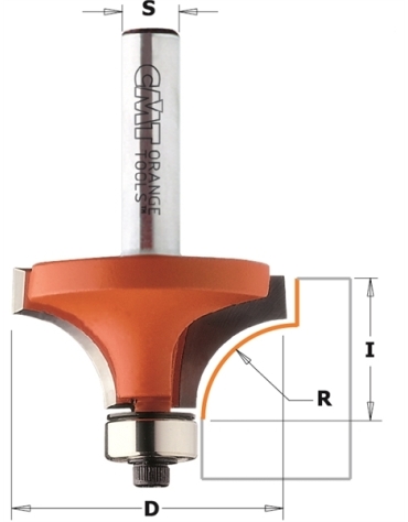 Fraise à Défoncer CMT Hélicoïdale NEGATIVE - Diamètre 3 mm