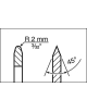 Arbre en acier inoxydable MSK-250