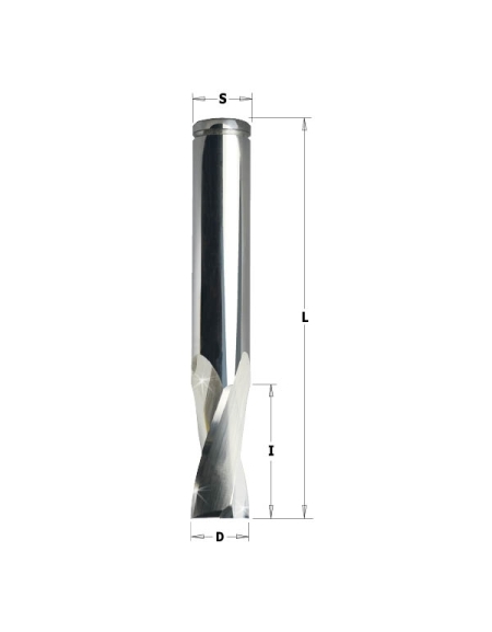 Spiralfräser aus HWM-Hartmetall für Aluminium und PVC
