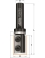 Straight router bits with indexable knives for laminates - Ref. CMT65619011 - L 69