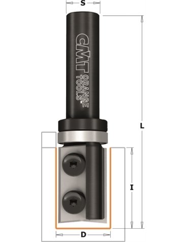 Punte per rifinitura a filo con inserti reversibili in punte per rifinitura a filo e profilate di CMT
