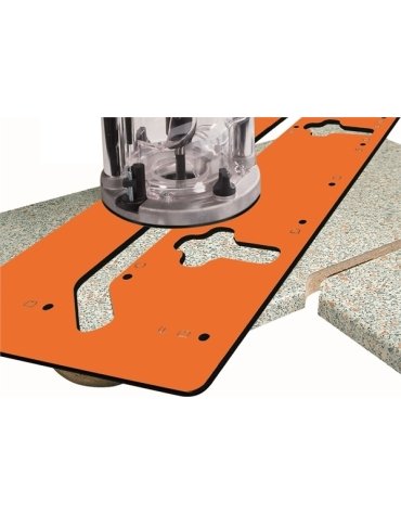 Gabarit de défonceuse pour plan de travail de cuisine Gabarit de défonceuse pour plan de travail de cuisine