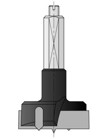 Système universel pour le perçage de charnières