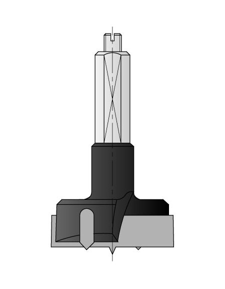Système universel pour le perçage de charnières
