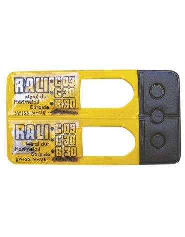 Lames de rechange pour rabot RALI® POCKET, G03, G30, B30 - carbure