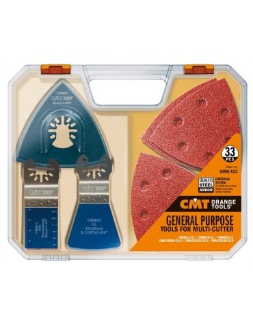 Set di 33 lame e accessori multiutensile con lame oscillanti - Custodie e accessori di CMT