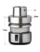 HSK chuck with precision collet "HSK-F63-DIN 6388 - EOC25"