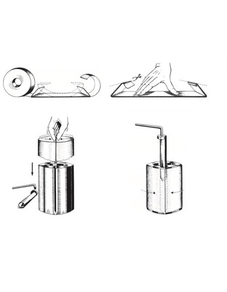 Cylindrique de ponçage ponseco alésage 30