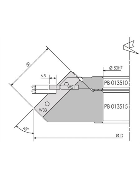 Bouvetage auto-serrant à plaquettes