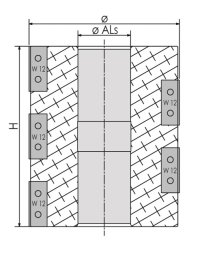 Portautensili per pialla multitaglio con inserti reversibili - ELBÉ