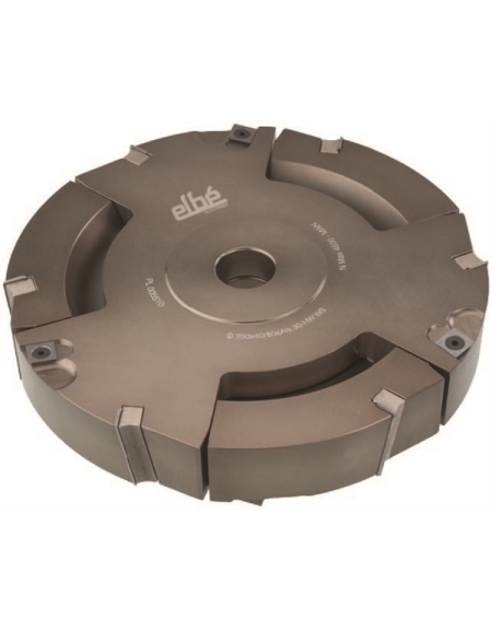 Cabezal extensible para entallar y riostrar con cuchillas reversibles