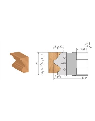Portautensili per stampaggio multiprofilo con inserti - ELBÉ