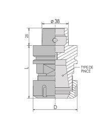 Mandrini portautensili con attacco conico HSK-63 E in Mandrini per CNC di ELBÉ