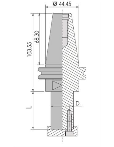 Arbres porte-fraises ISO 30