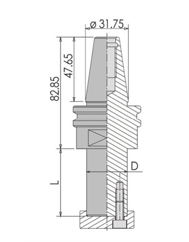 Mandrini portafresa ISO 40 in Mandrini portafresa di ELBÉ