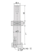 Straight shank cutter arbor