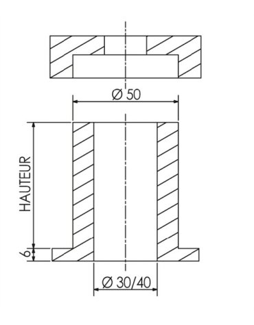 Manchons de réduction épaulés Manchons de réduction épaulés