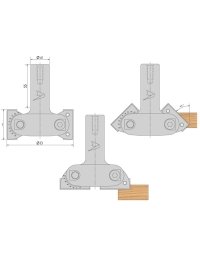 Portautensili multi-inclinazione Z2 in inserti in metallo duro per punte da trapano di ELBÉ