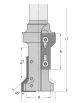 Füge-, Abrund- und Fase-Schaftfräser mit Wechselplatten Z1 + 1