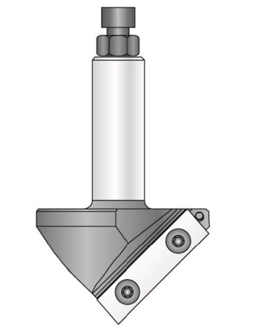 Punte per piegatura e smussatura con inserti Z1 in inserti in metallo duro di ELBÉ