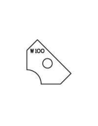 Plaquettes carbure 1/4 de rond Plaquettes carbure 1/4 de rond