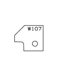 Inserti in metallo duro per smussi - 1/4 tondo in inserti in metallo duro Elbé di ELBÉ