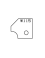 Plaquettes carbure chanfrein - 1/4 de rond - Ref. PLAQW115 - Conditionnement 6